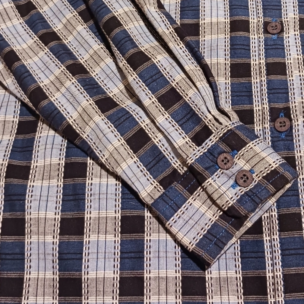 VTG 80s Wrangler Western Shirt Cowgirl Chic Stripe - Picture 5 of 10